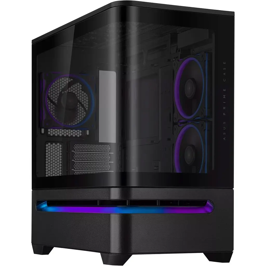 Корпус Asus Prime AP202 ARGB із загартованим склом чорний (90DC00P0-B19000) [173327] - фото 2