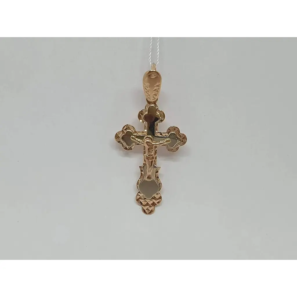 Золотой крестик Tango. Распятие Христа. 210123 - фото 4