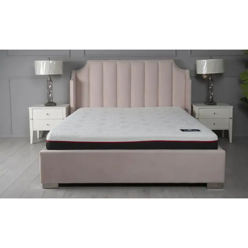 Ліжко двоспальне Frisco Лілібет 160х200 см з підйомним механізмом пудрове - фото 5
