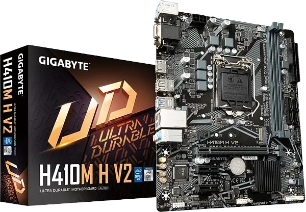 Материнська плата Gigabyte H410M H V2 LGA 1200 (H410M H V2) Б/В