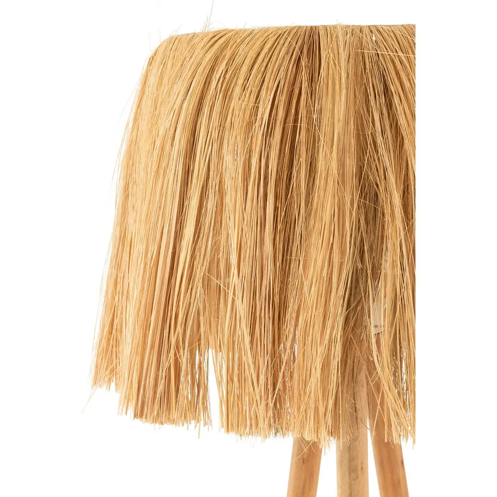 Лампа підлогова J-line з абажуром із тростини 131 см - фото 2