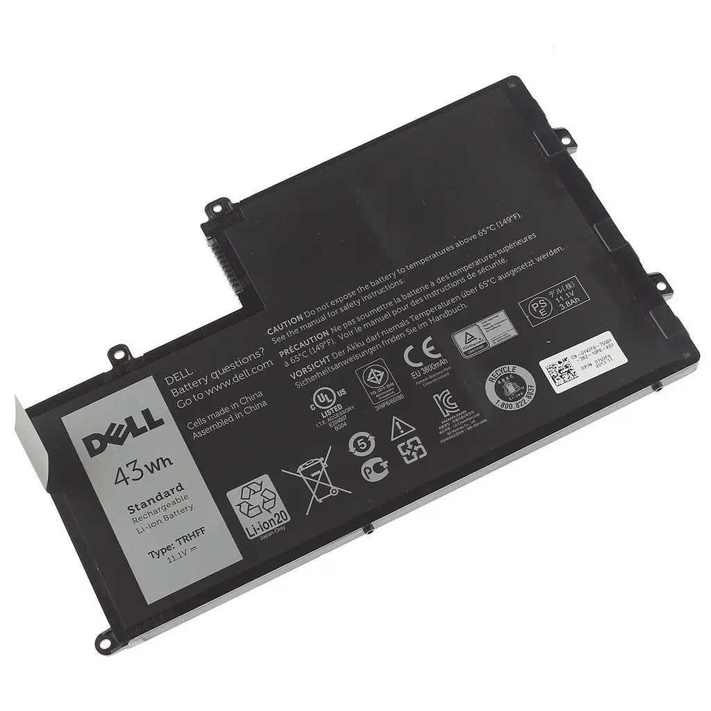 Акумулятор для ноутбука Dell Inspiron 15-5547 TRHFF, 43Wh (3950 mAh), 6cell, 11.1V, Li-ion, чорний - фото 3