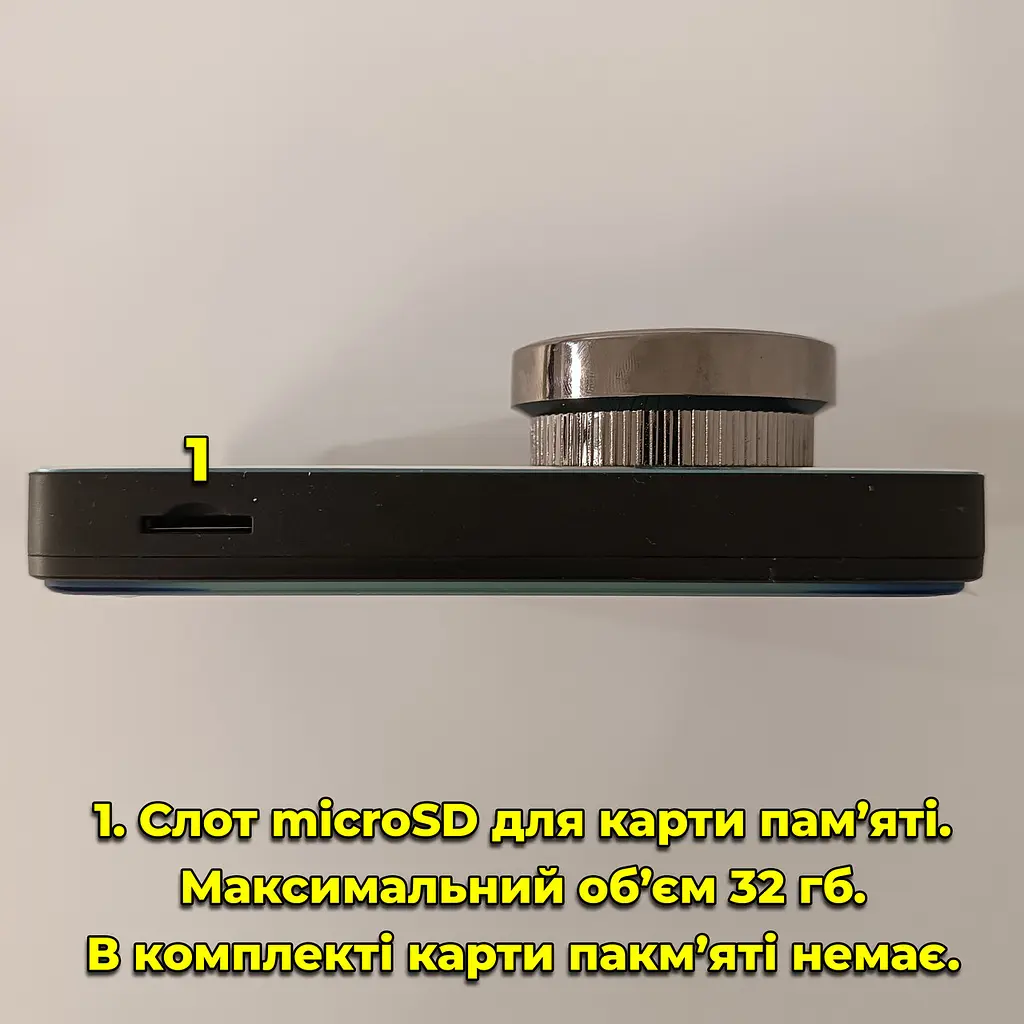Відеореєстратор Сенсорний Дисплей 4.0 дюйма Dual Lens на 2 камери (спереду + ззаду) - фото 7