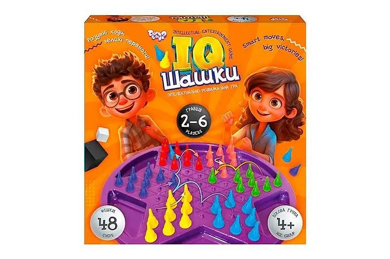 Настольная игра IQCh-01 "IQ Шашки" DANKO