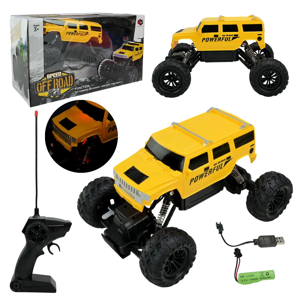 Радіокерований позашляховик Monster Truck Speed off road з підсвічуванням (L-E565)