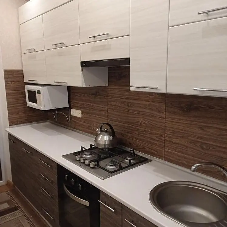 Самоклеюча декоративна 3D панель 3D Loft під дерево темний дуб 700x700x5мм - фото 2