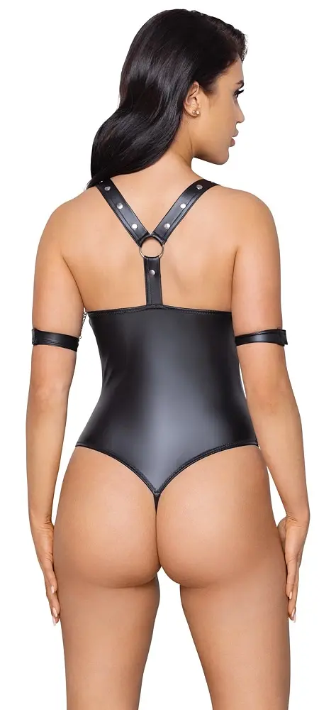 Боді Cottelli Collection Bondage Ouvert XL чорний - фото 3