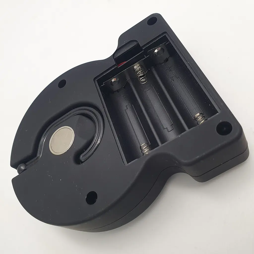Ліхтар кемпінговий 3 режими COB, 8SMD(white), 5SMD(red) магніт та гак для підвіски 3хАА лампа 11см UKC 037-A чорний - фото 3