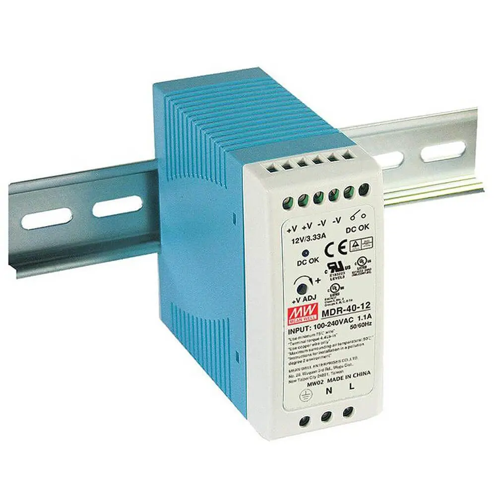 Блок живлення MDR-40-12 Mean Well на DIN-рейку (43-00513) - фото 4