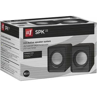 Акустична система Defender SPK 22 2х2W USB black (65503) - фото 3