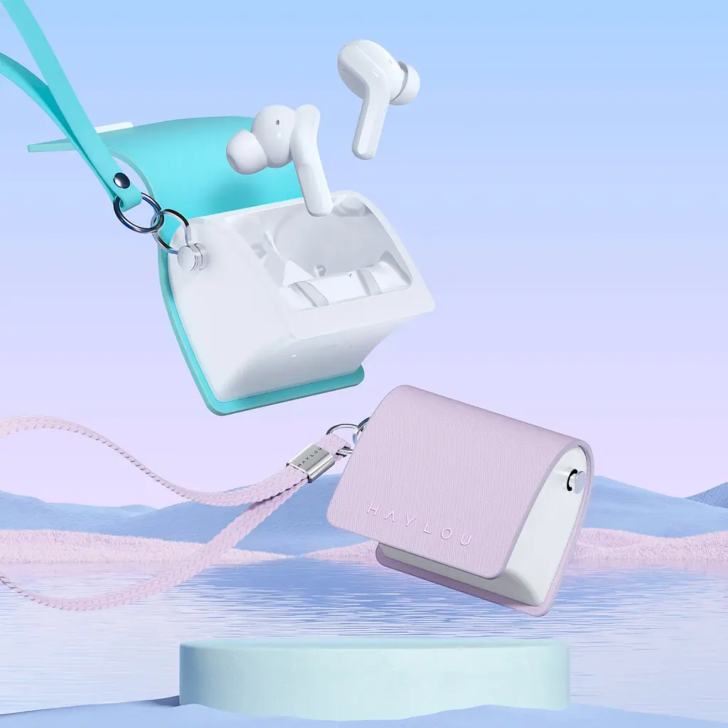 Наушники Xiaomi Haylou Lady Bag Purple [87473] - фото 3