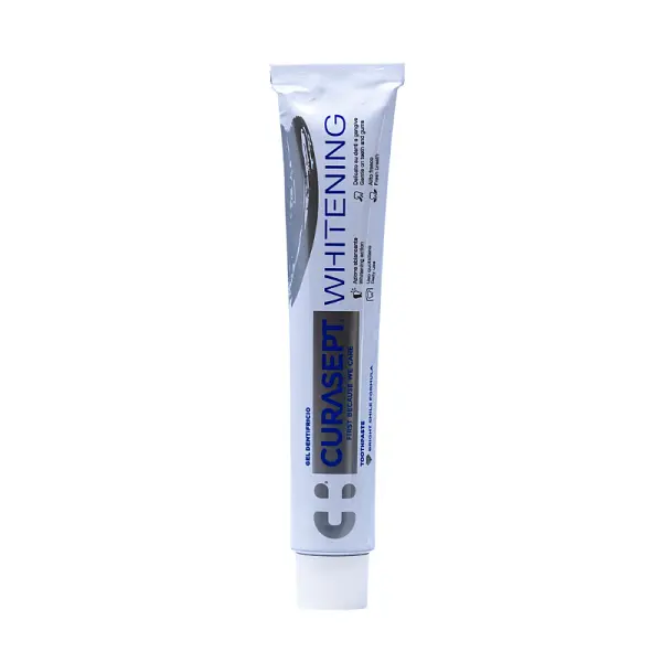 Зубна паста CURASEPT WHITENING, відбілююча, з перекисом водню та ПВП, 75 мл - фото 2