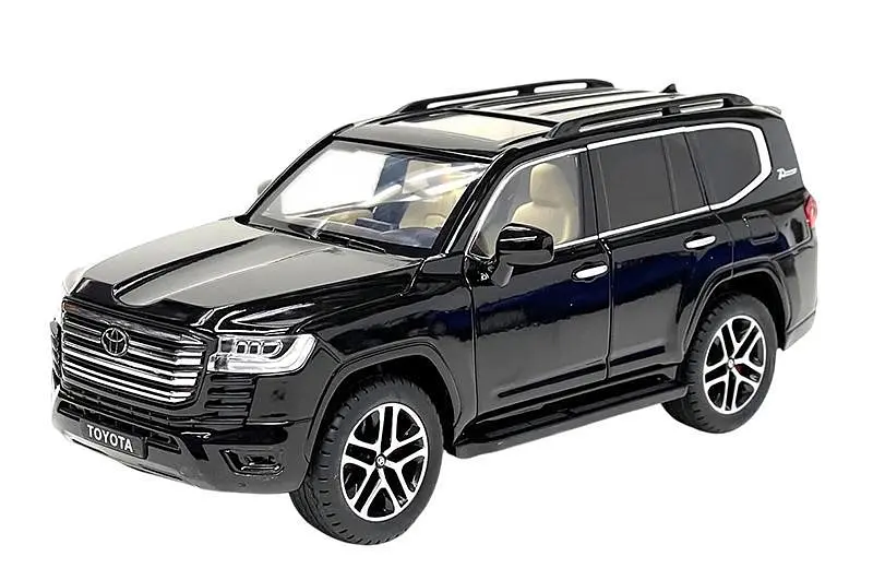 Автомодель KM08222 TOYOTA LAND CRUISER (чорний, 1:24) - фото 2
