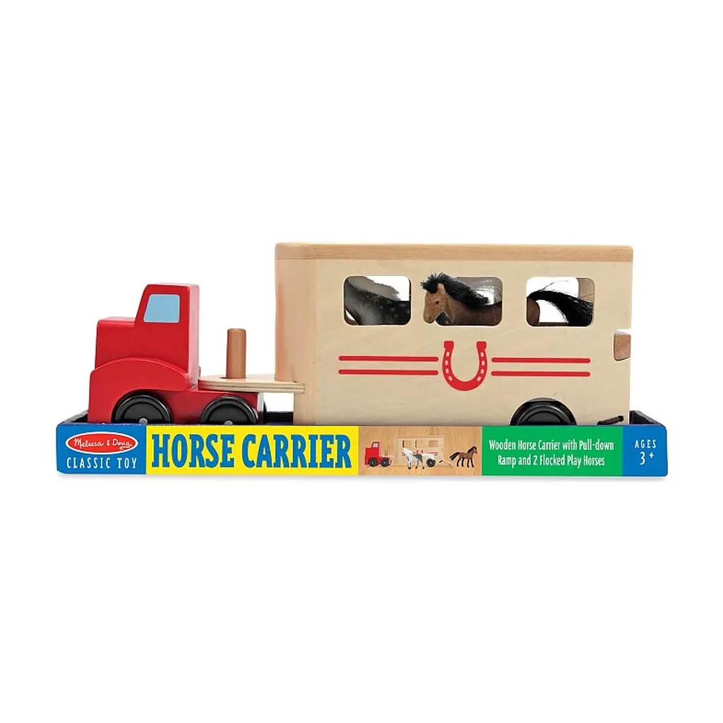 Ігровий набір Melissa & Doug автомобіль-причіп для коней (MD14097) - фото 4