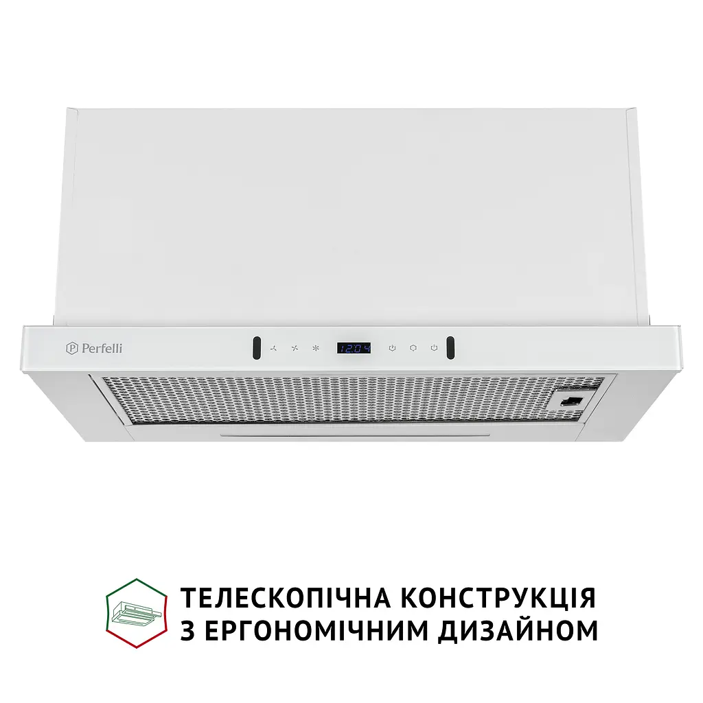 Витяжка телескопічна PERFELLI ISEO 6PWX BIANCO - фото 8