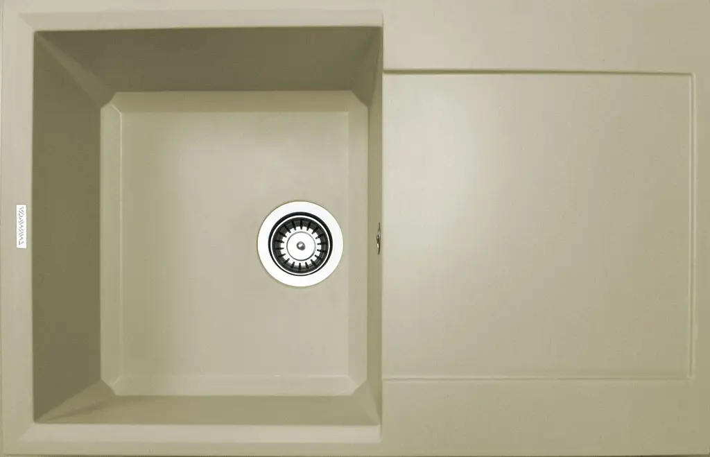 Кухонна мийка Adamant HORIZON ivory 780x495x230 мм, з крилом 78 см - фото 3