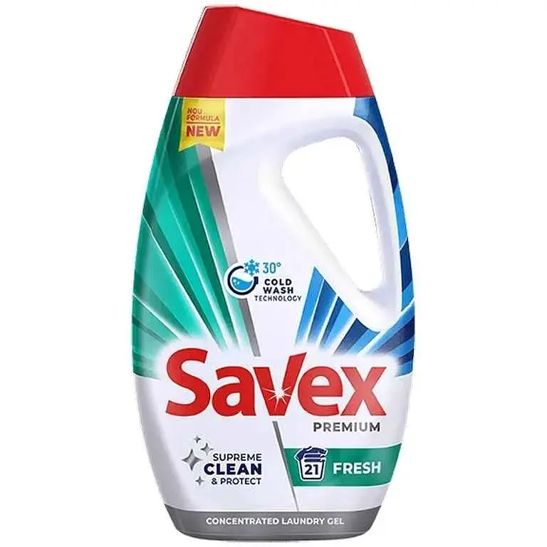 Гель для прання SAVEX 945мл конц Premium Fresh