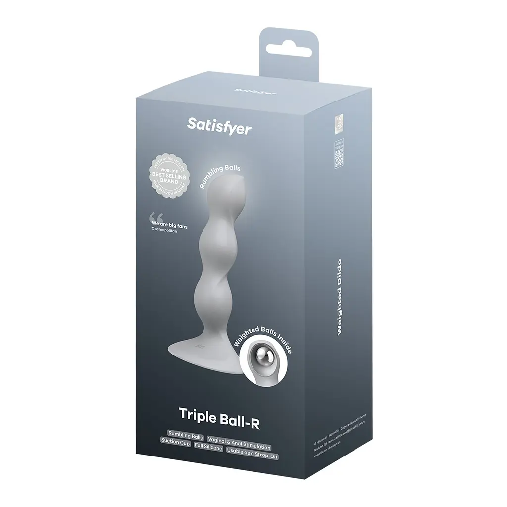 Анальний стимулятор-намистини Satisfyer Triple Ball-R - фото 6