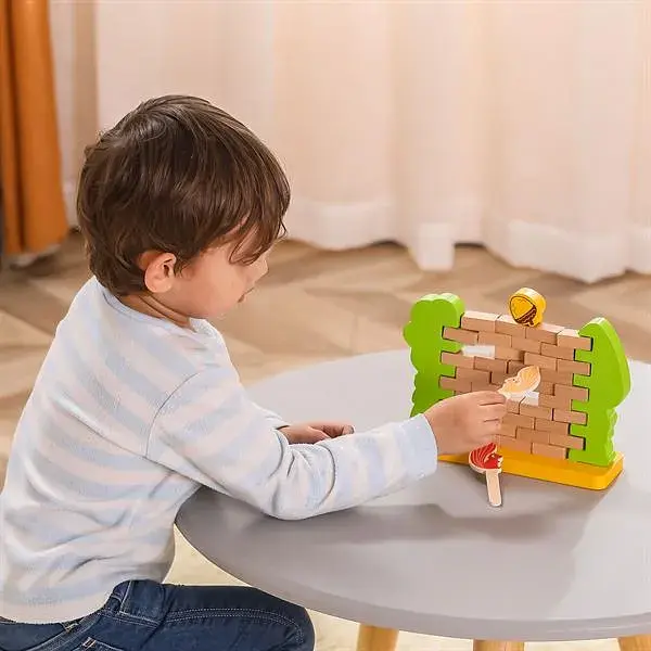 Настільна гра Viga Toys дерев'яна 25х17х8 см різнокольорова - фото 5