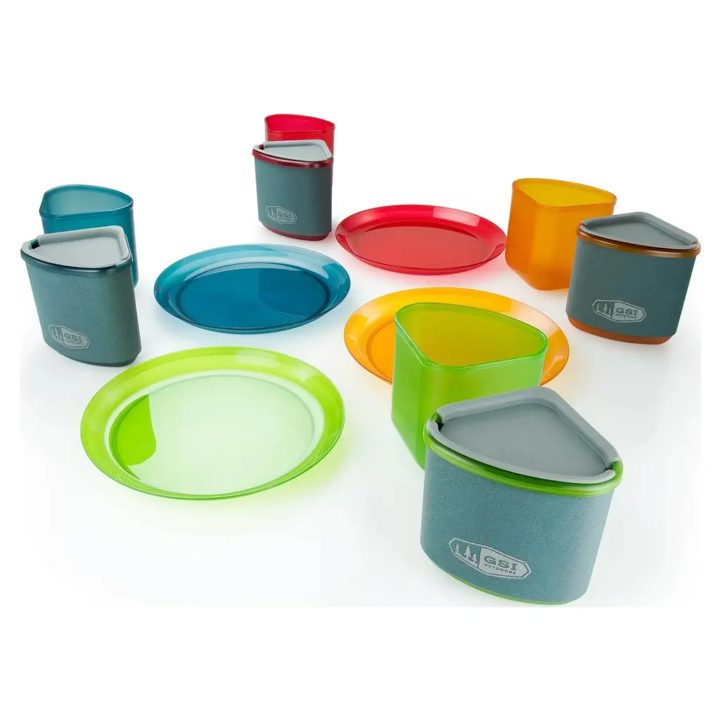 Набор посуды GSI Outdoors Infinity 4 Person Compact Tableset (1099-75420) - фото 2