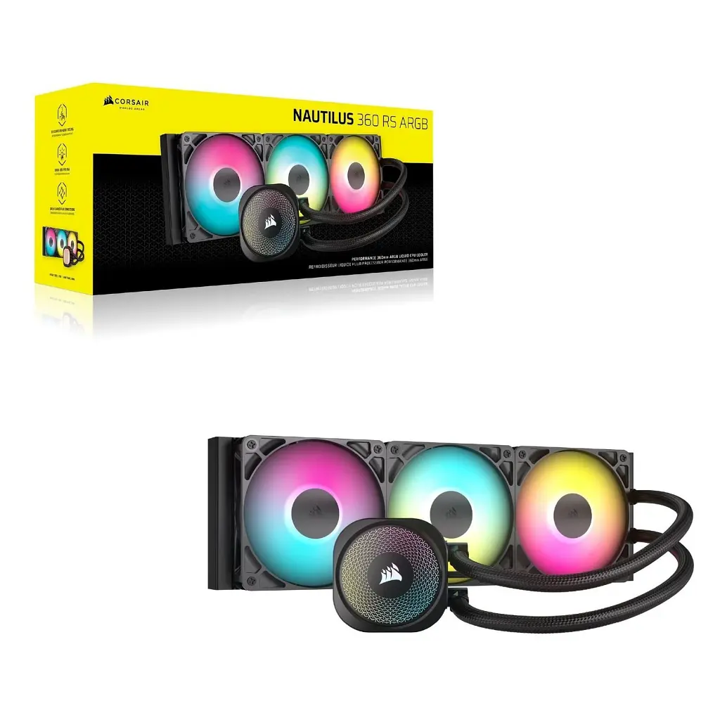 Система рідинного охолодження Corsair NAUTILUS 360 ARGB (CW-9060093-WW) - фото 11