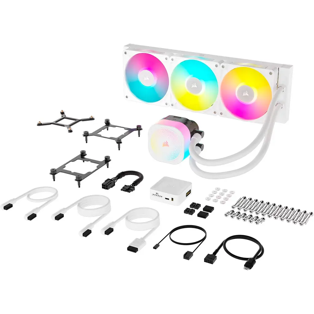 Система водяного охолодження Corsair iCUE Link Titan 360 RX RGB White (CW-9061021-WW) UA [143837] - фото 4