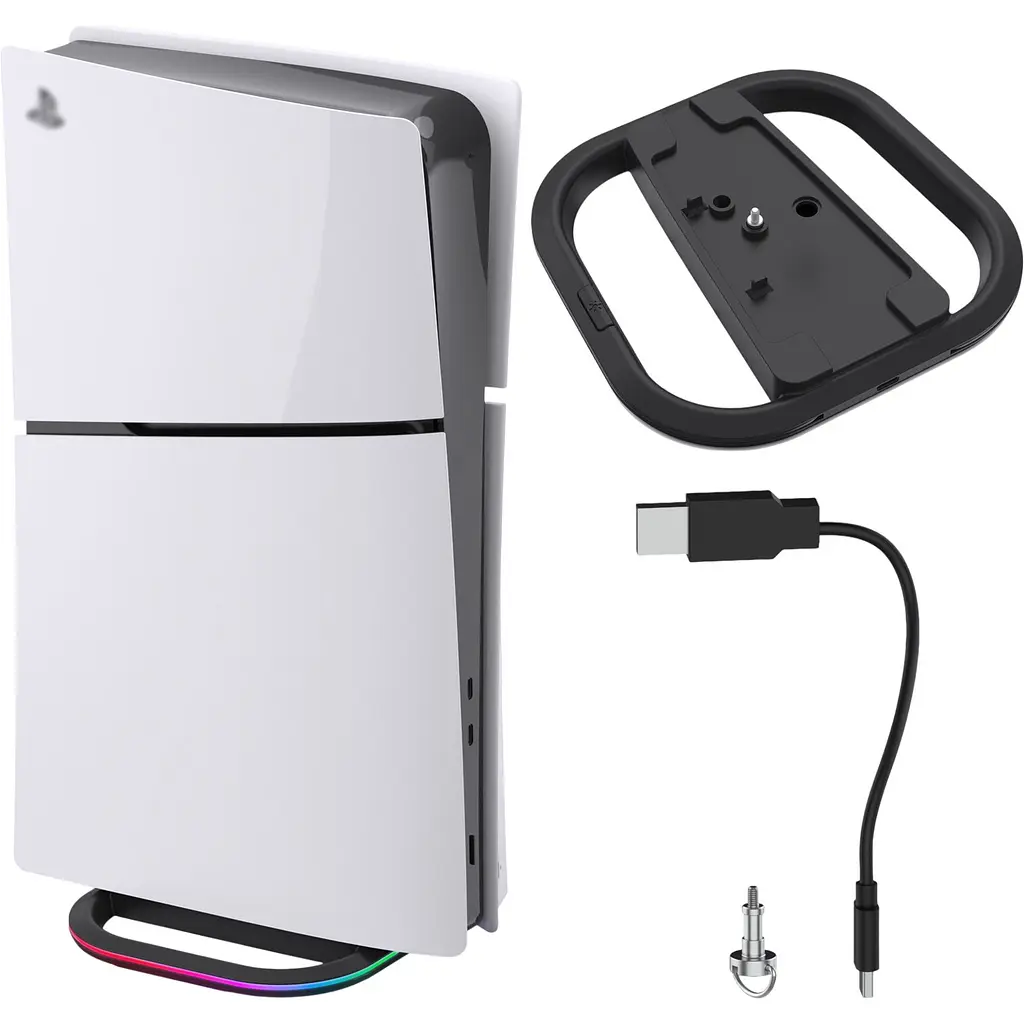 Підставка для консолі Honcam HC-A3775 RGB для PS5/PS5 Slim/PS5 Pro [165756] - фото 4