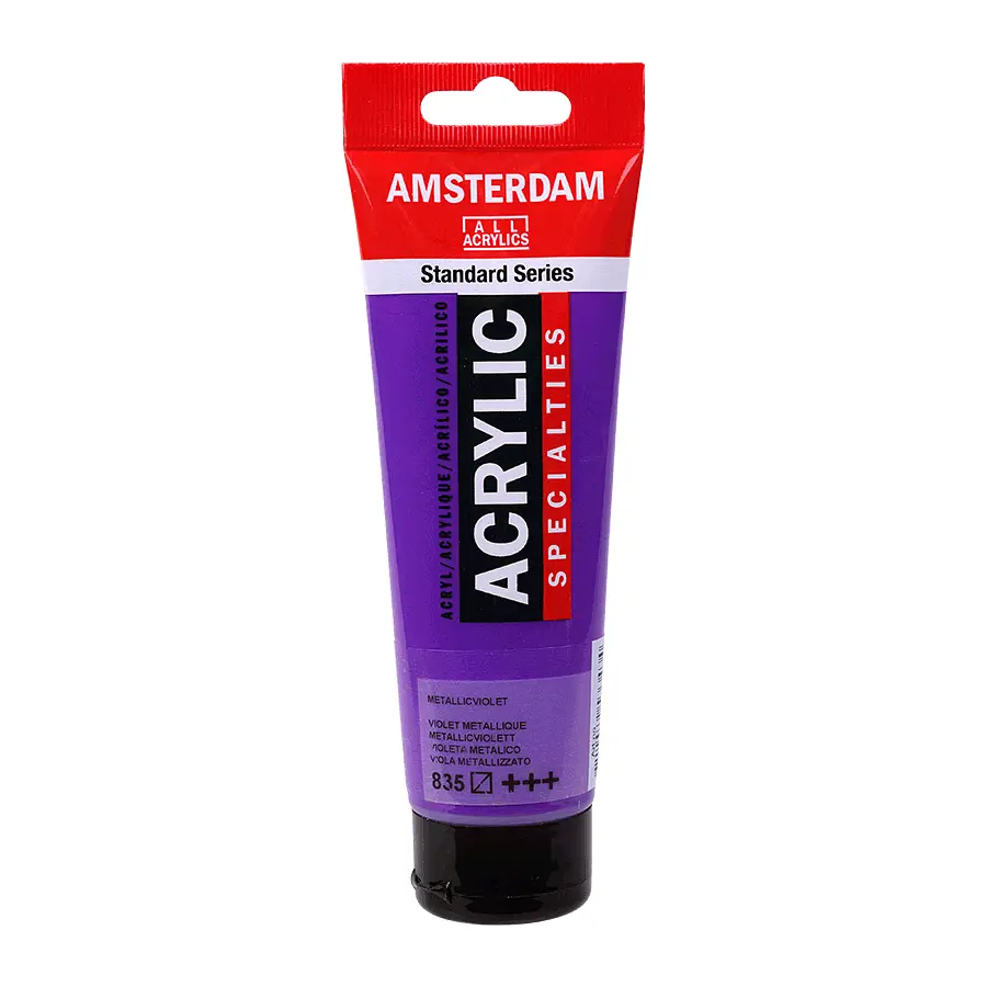 Фарба акрилова Amsterdam (835) Фіолетовий металік 120 мл Royal Talens (8712079533434)