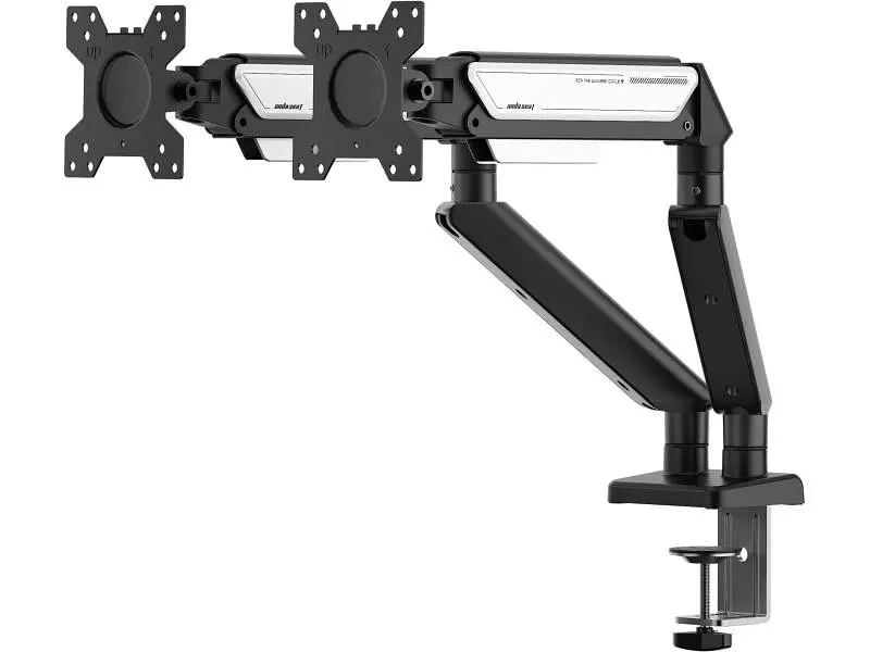 Настільна стійка Anda Seat Stealth II Duo 17''-32'' Black & White (AD-W-A6D-2S-BW) - фото 4