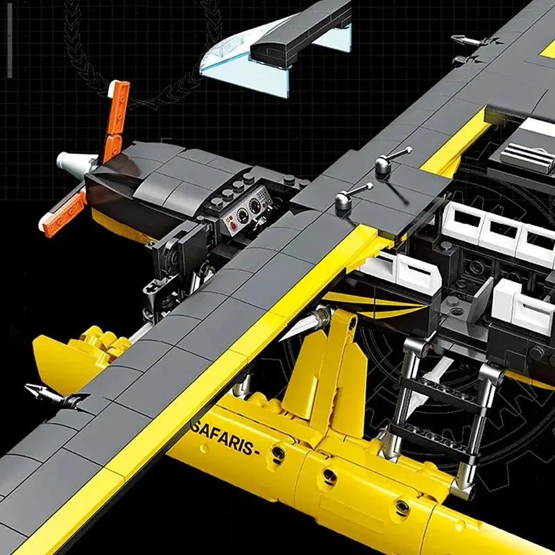 Конструктор Желтый Самолет 739 элементов - фото 5