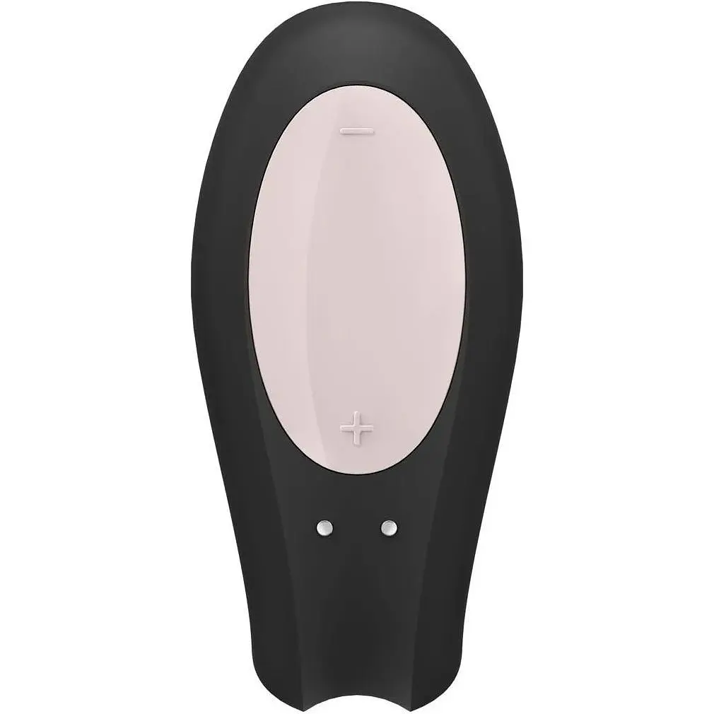 Смарт-вибратор для пар Satisfyer Double Joy с широким клиторальным стимулятором Чорный - фото 4
