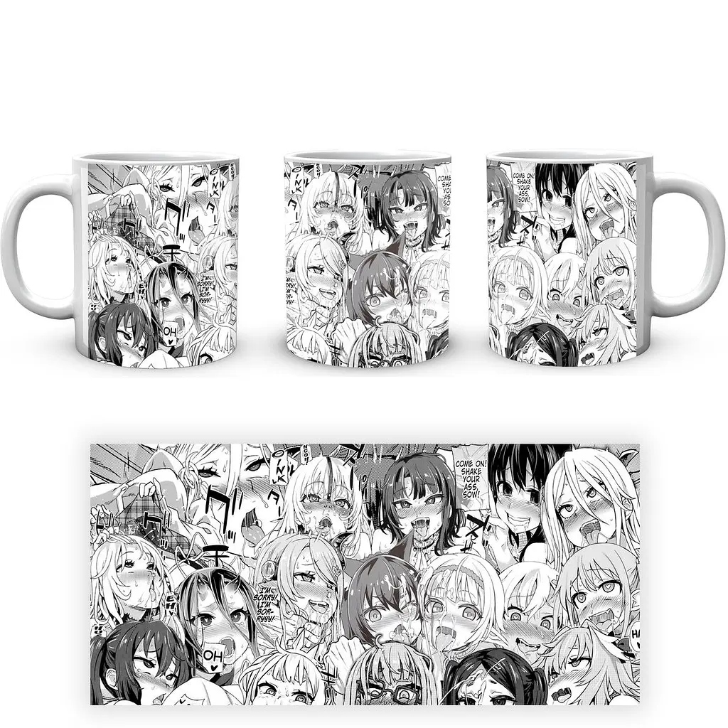 Кухоль GeekLand Ahegao Ахегао anime A 02.22 330 мл білий - фото 4