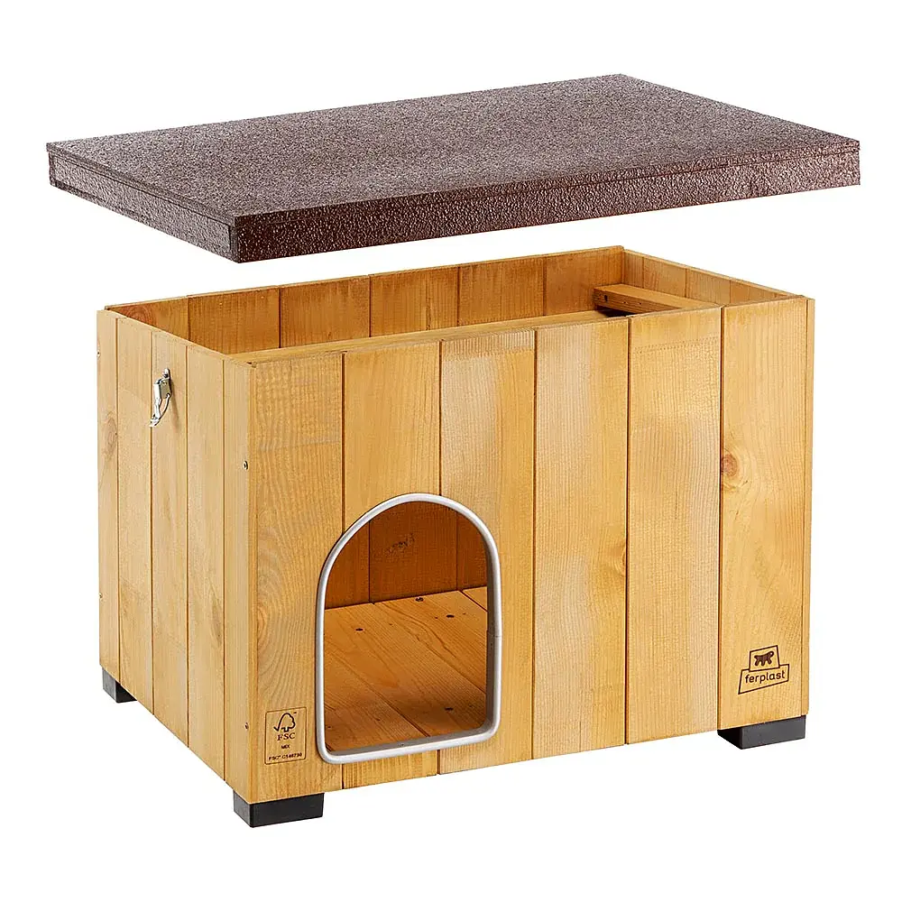 Будиночок для собак Ferplast Kennel Baita 50 56×46,5×41,5 см 87013000 - фото 2
