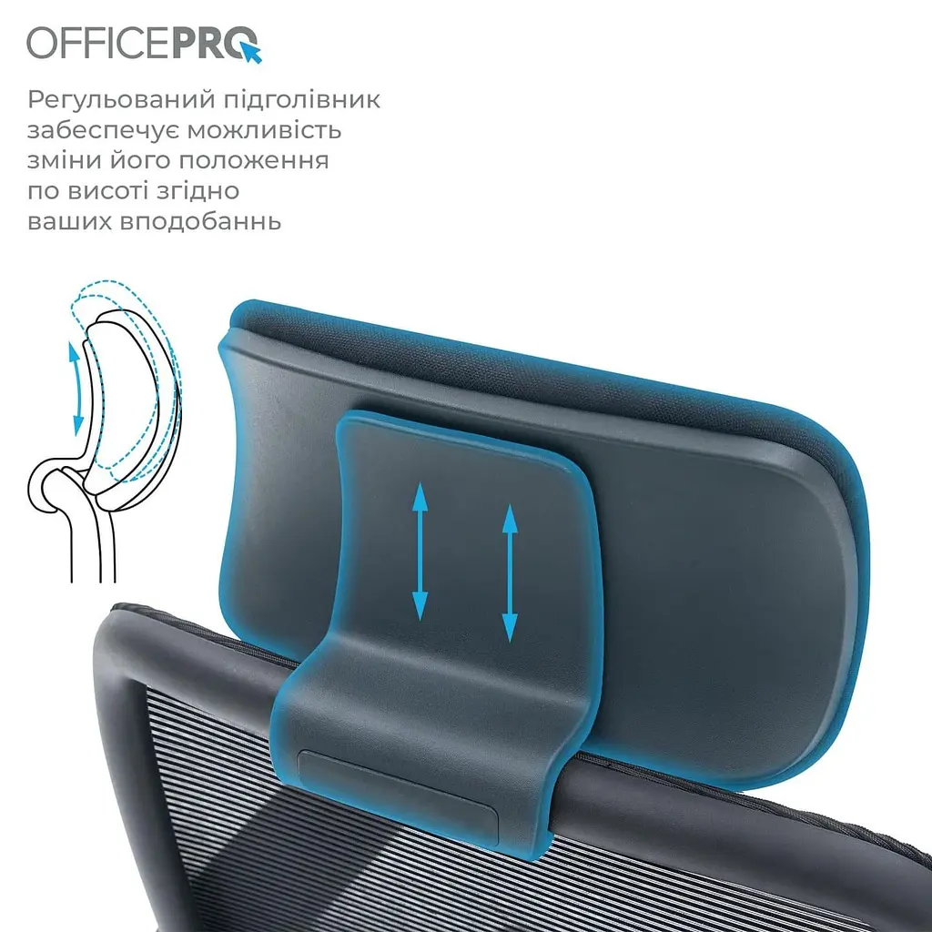 Офісне крісло OfficePro Wave OC670-B-B-B (OC670-B-B-B) - фото 12