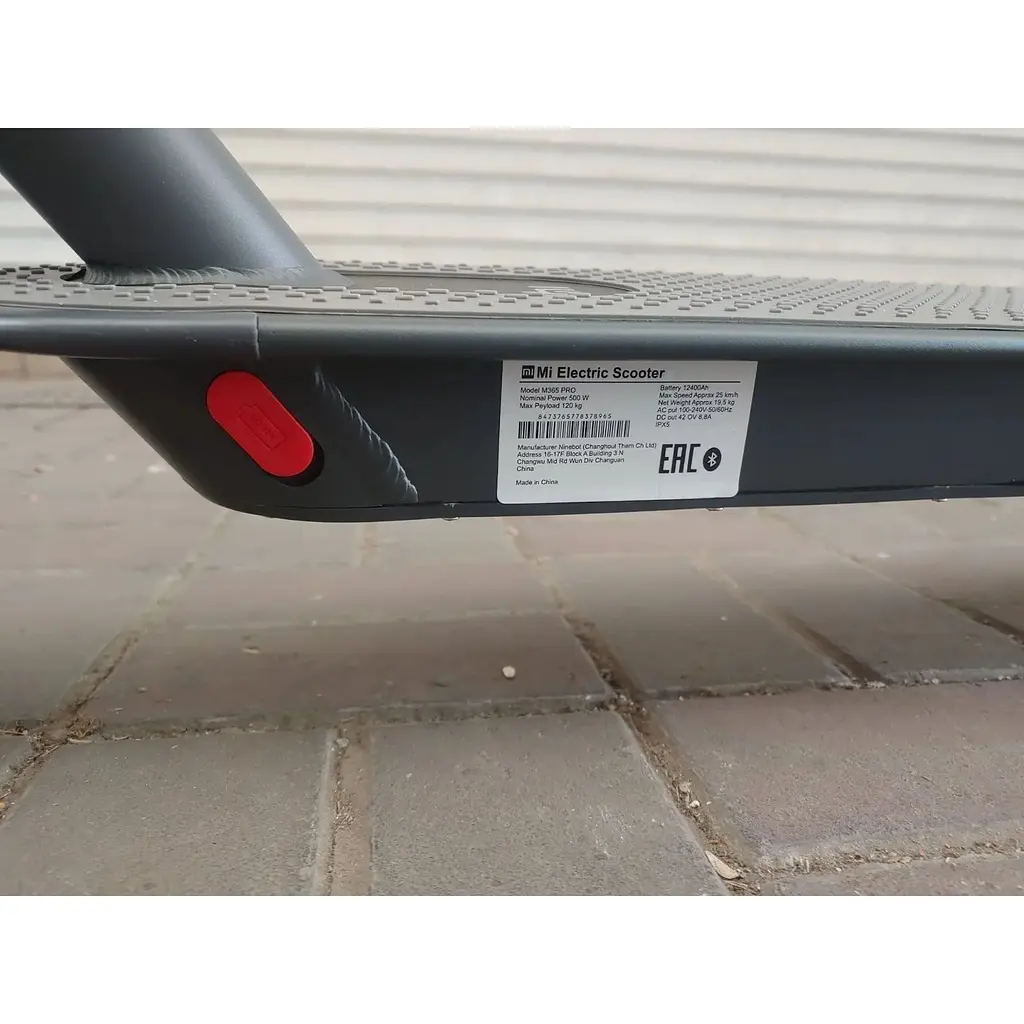 Электросамокат Mi Electric Scooter M365 (500W, 9.6Ah) Серый Графит - фото 9