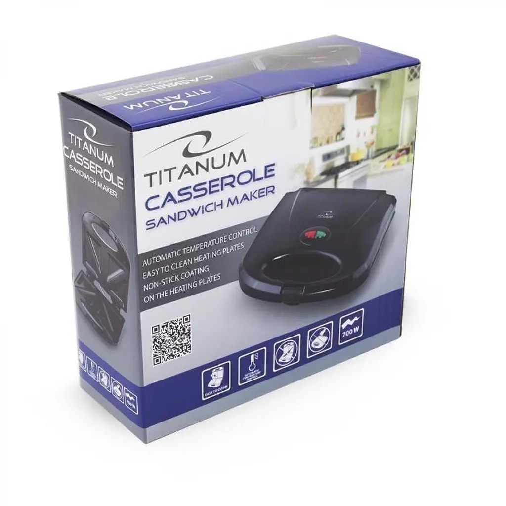 Сендвічниця Esperanza Titanum TKT002K Casserole - фото 4