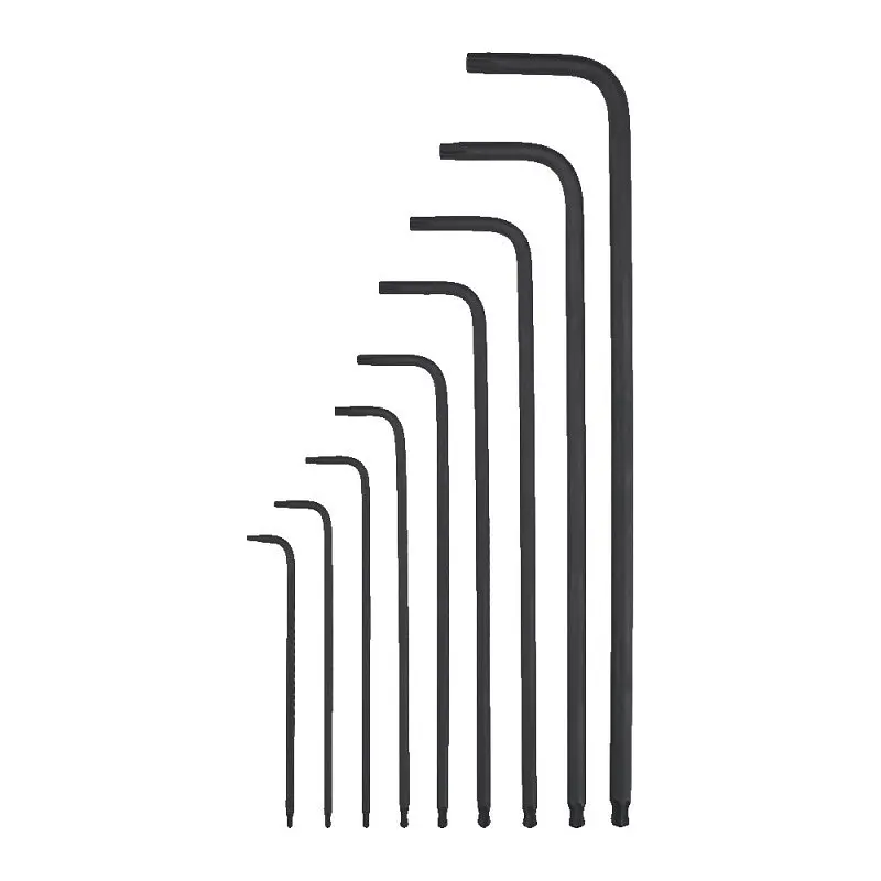 Набір ключів Г-образних TORX MILWAUKEE, (T8/T9/ T10/T15/ T20/T25/T27/ T30/T40) (9шт) пластиковий холдер - фото 3