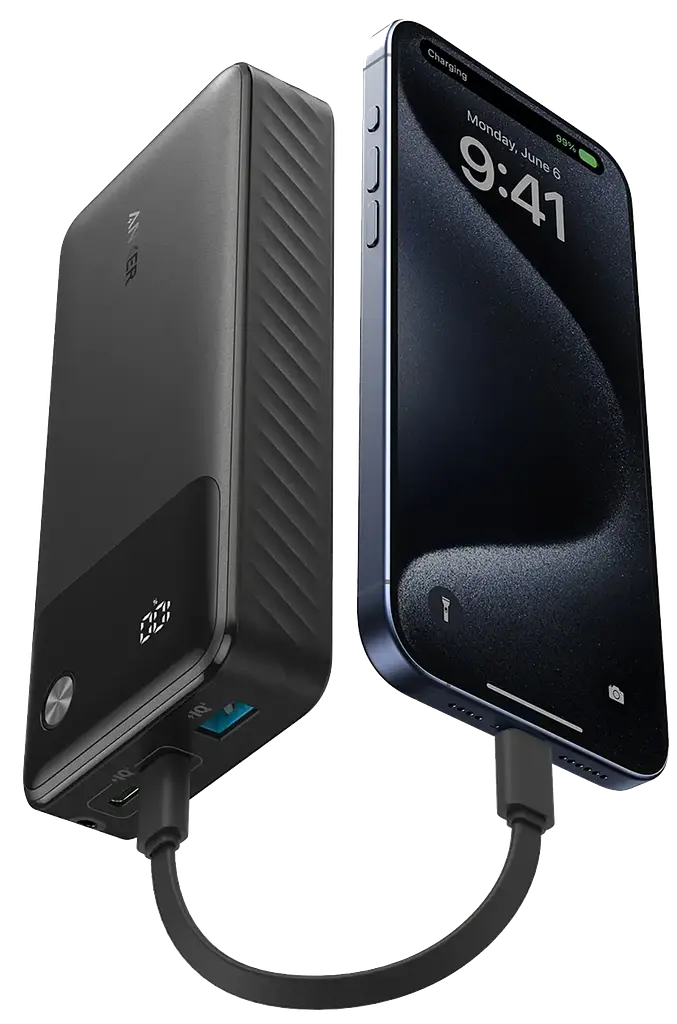 Портативний зарядний пристрій Anker PowerCore - 20000 mAh 30W PD Black (6962720) - фото 5