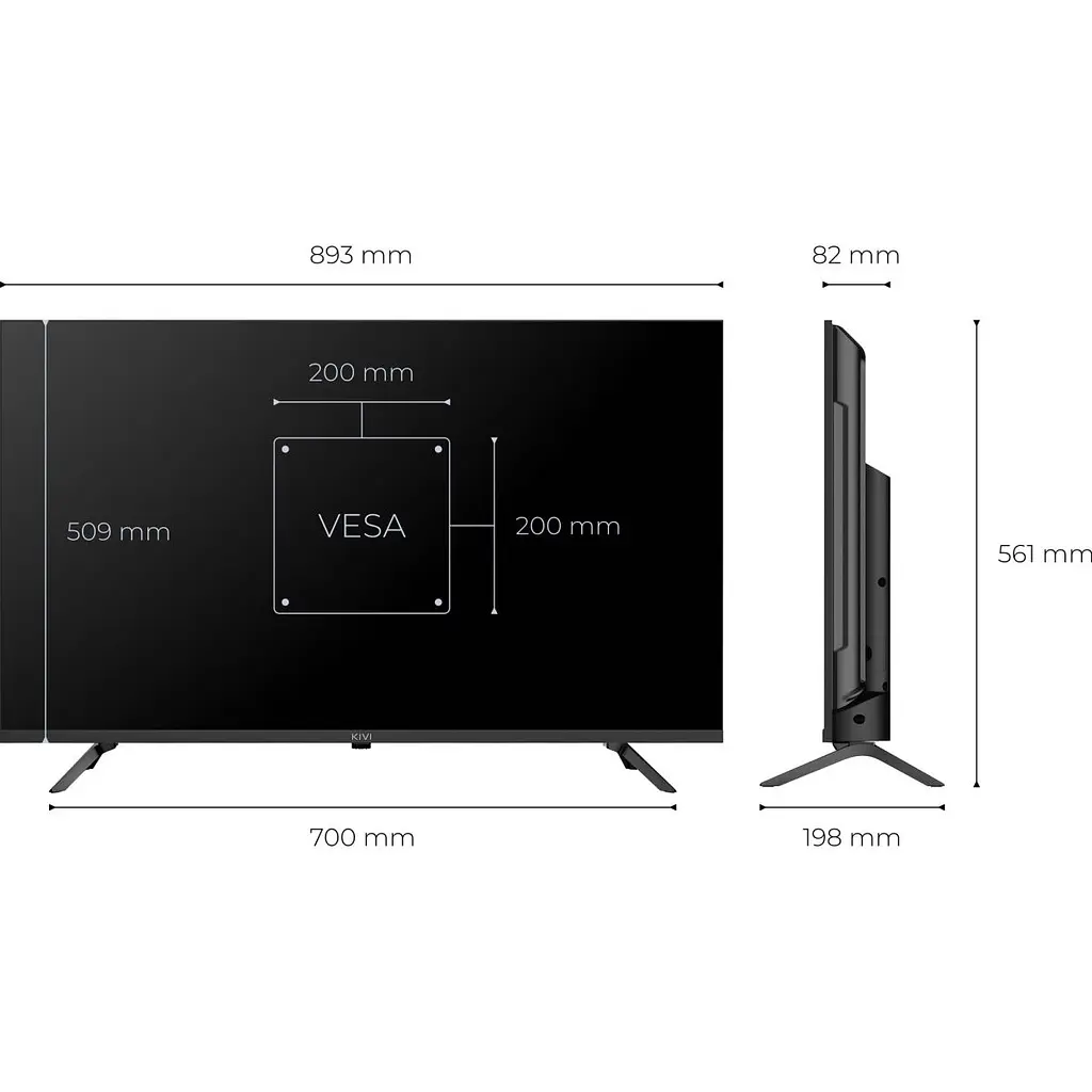 Телевізор Kivi H820KB 40` FHD QLED (40F820KB) [174539] - фото 5