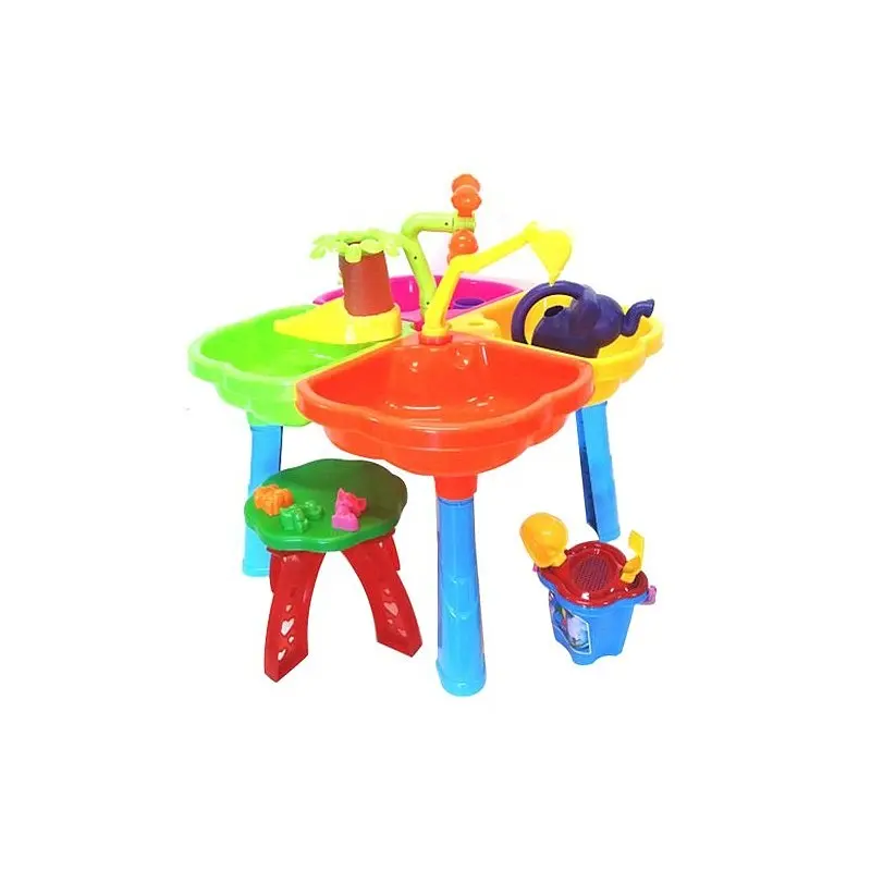 Столик песочный с набором, лейкой и стульчиком kinderway (01-121-1) - фото 2