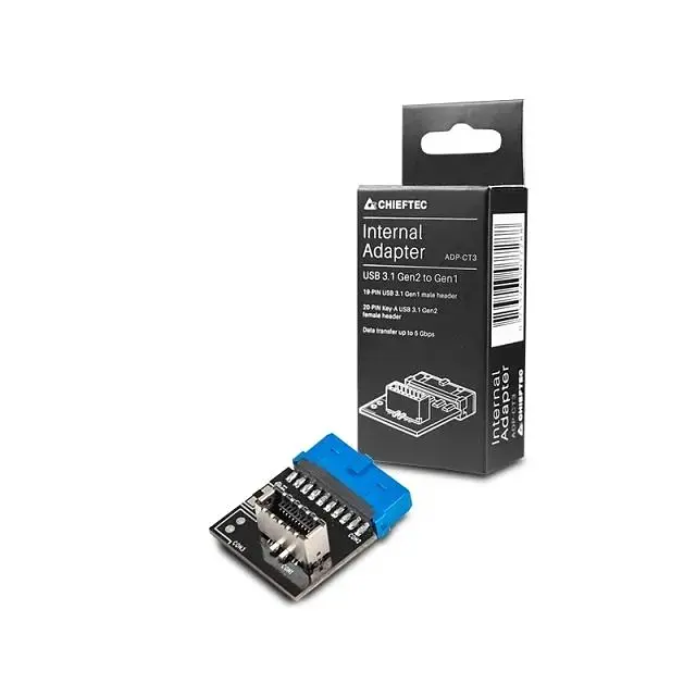 Адаптер внутрішній CHIEFTEC USB 3.1 Gen2 -> Gen1 (ADP-CT3) - фото 3