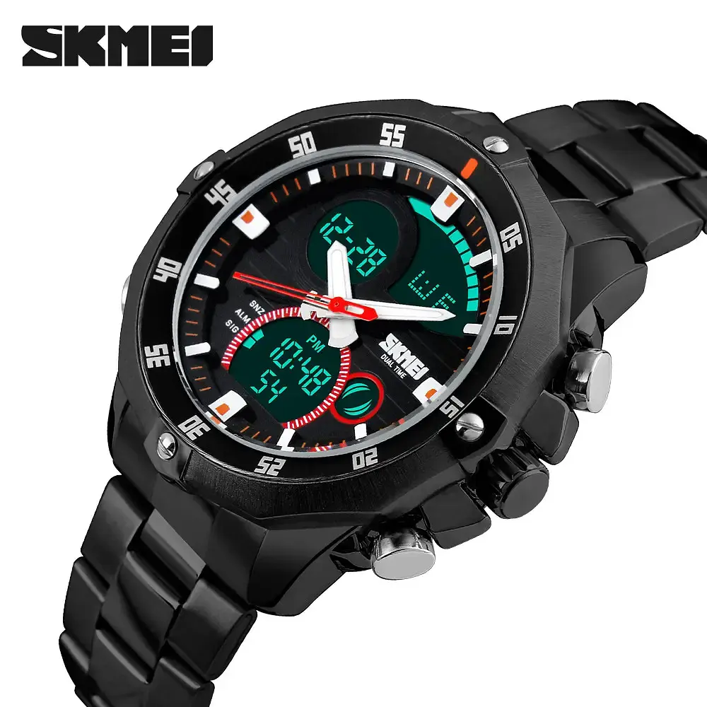 Мужские наручные часы Skmei 1146 Черный - фото 3