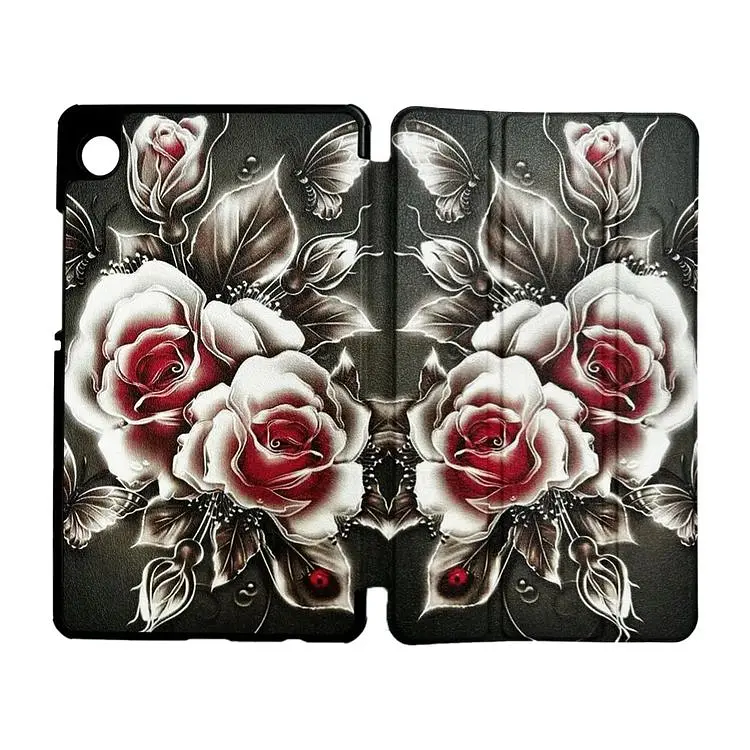 Чехол-книжка BeCover Smart Case для Samsung Galaxy Tab A9 SM-X115 8.7" Black Rose (711266) - фото 2