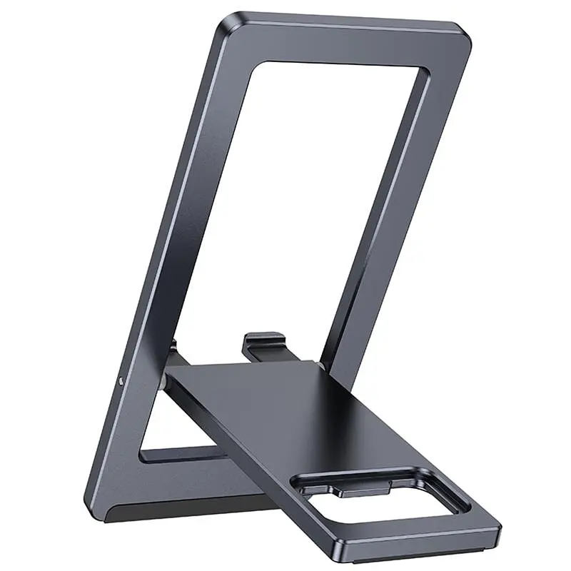 Підставка для телефону Hoco HD11 Volar metal folding Metal grey - фото 5