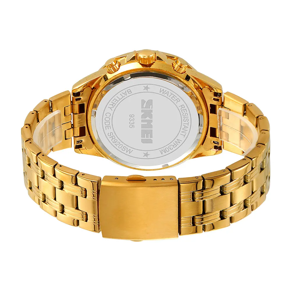 Чоловічий наручний годинник 9335GDGY Gold-Grey Skmei acs0030901 - фото 3