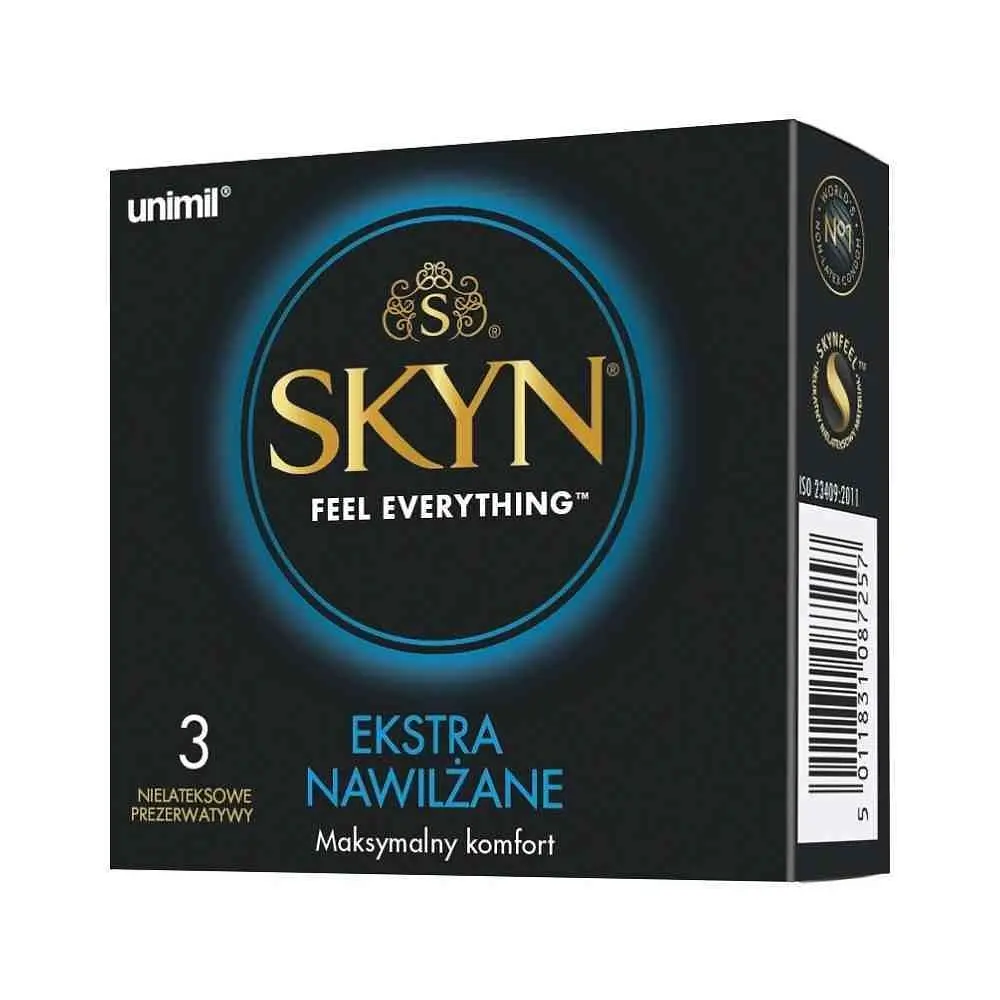Презервативи Unimil Skyn Elite Extra Nawilżenie, 3 шт