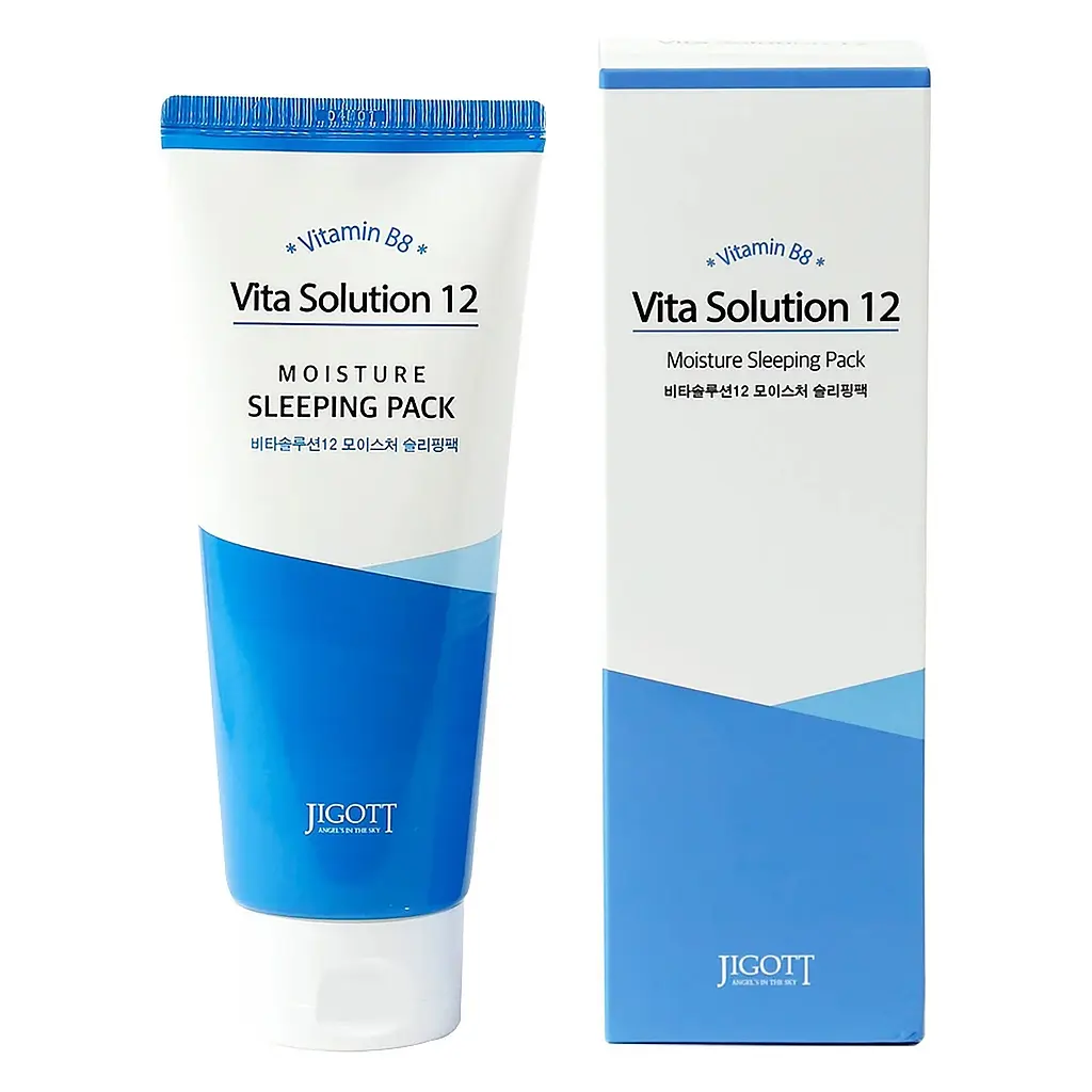 Зволожуюча нічна маска Vita Solution 12 Moisture Sleeping Pack Jigott 180 мл - фото 2
