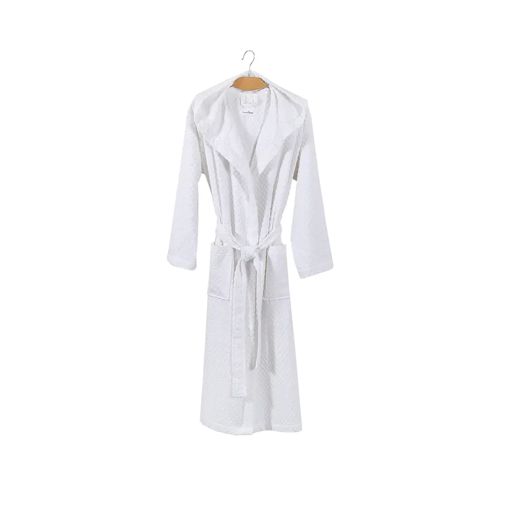 Халат Lotus Home - Larna белый L/XL - фото 4