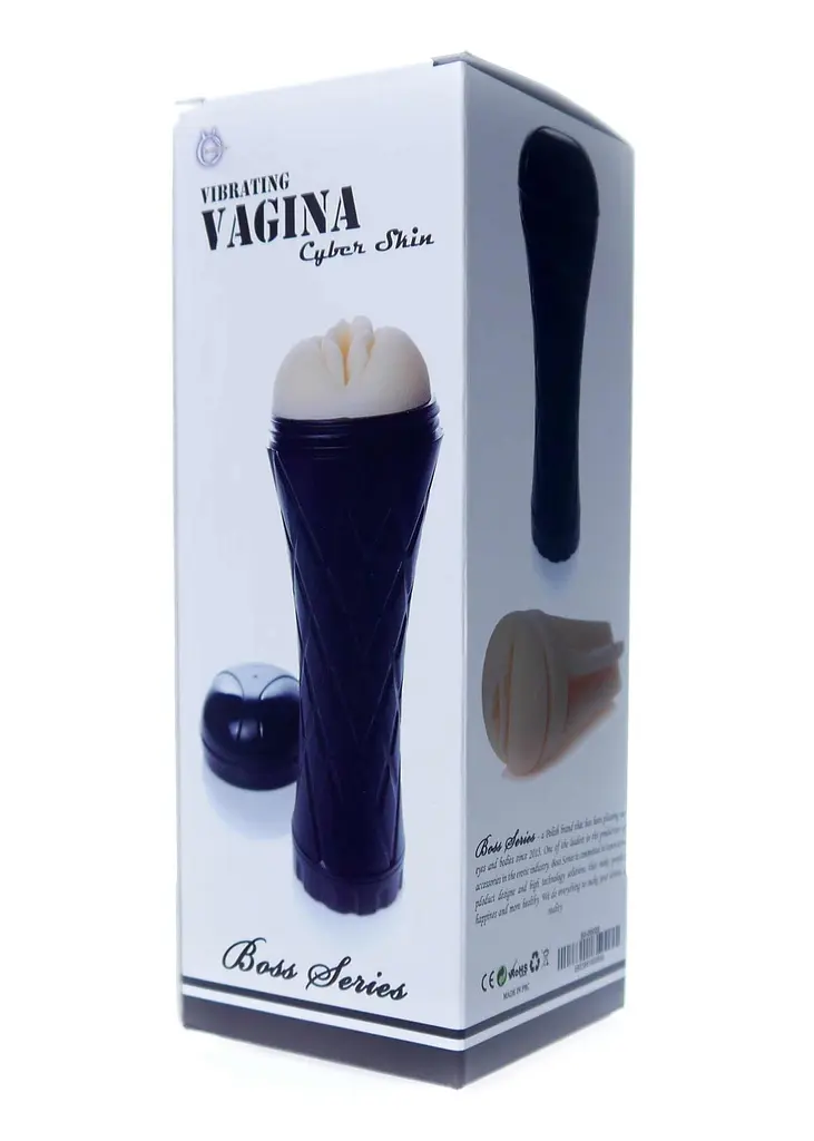 Вібро мастурбатор Masturbator-Vibrating Vagina cyber skin Latarka Boss Series 60-00025 98353 - фото 5