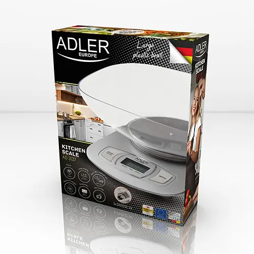 Ваги кухонні Adler AD 3137 Silver - фото 10